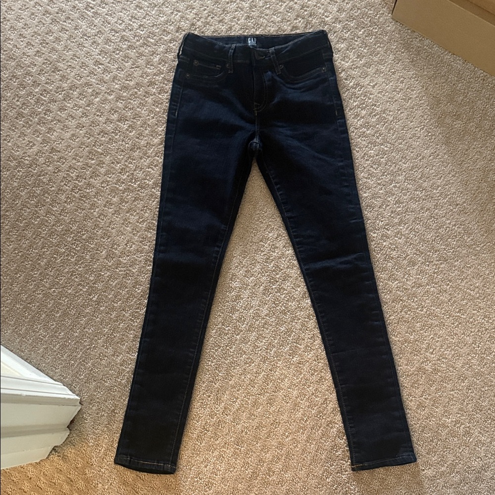 GAP Women's Dark Blue Skinny Jeans